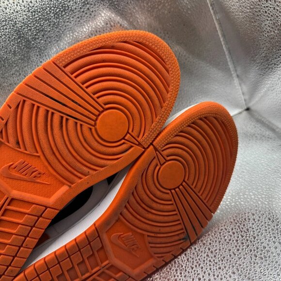 Size 8.5 Jordan 1 Low Shattered Backboard Orange Black Men's Shoes 553558-128 - Picture 10 of 10